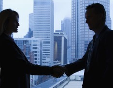 People shaking hands